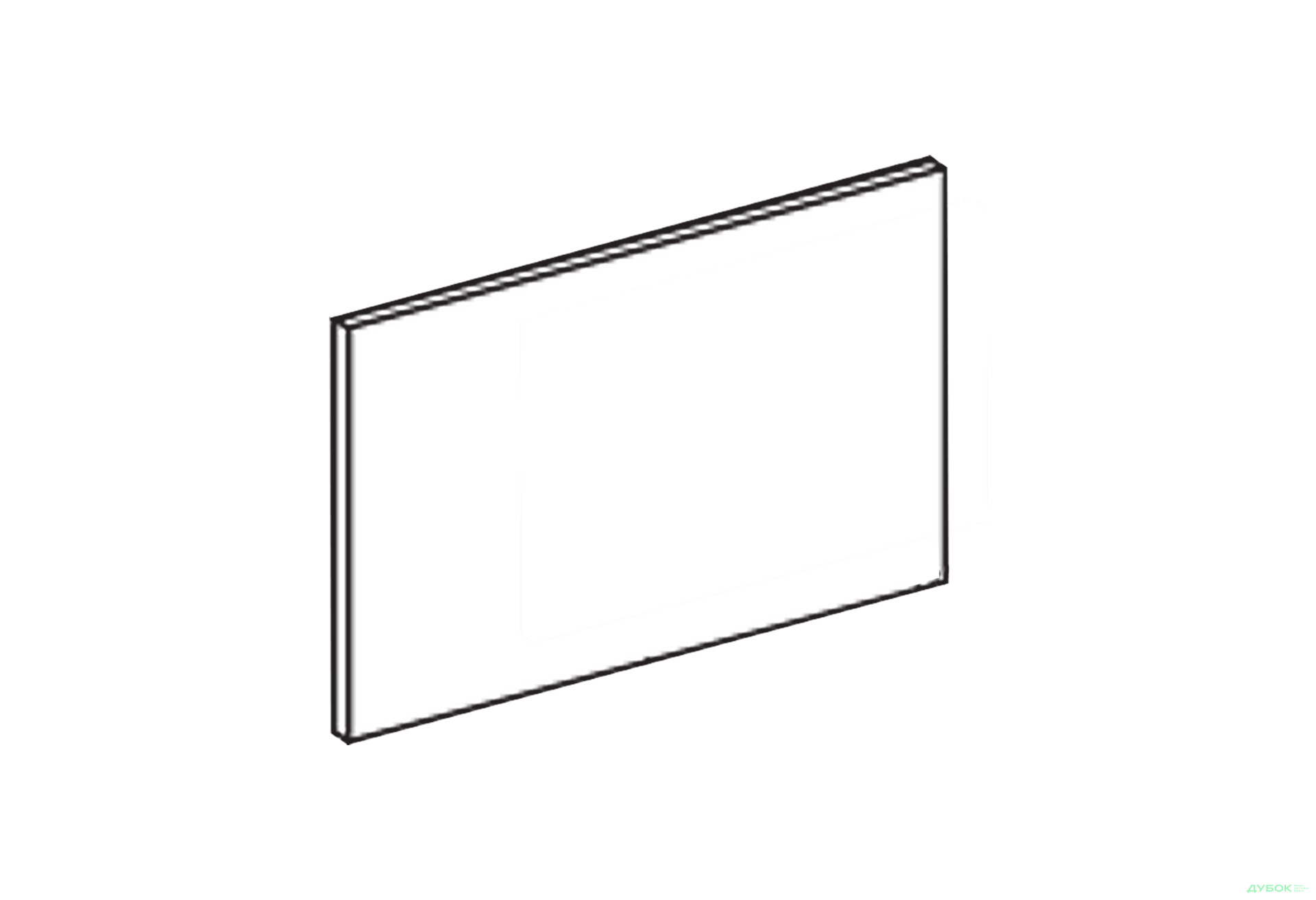 Изображение 1 - Фасад ДСП В 60 Б п/микровол. Доминика Svit Mebliv