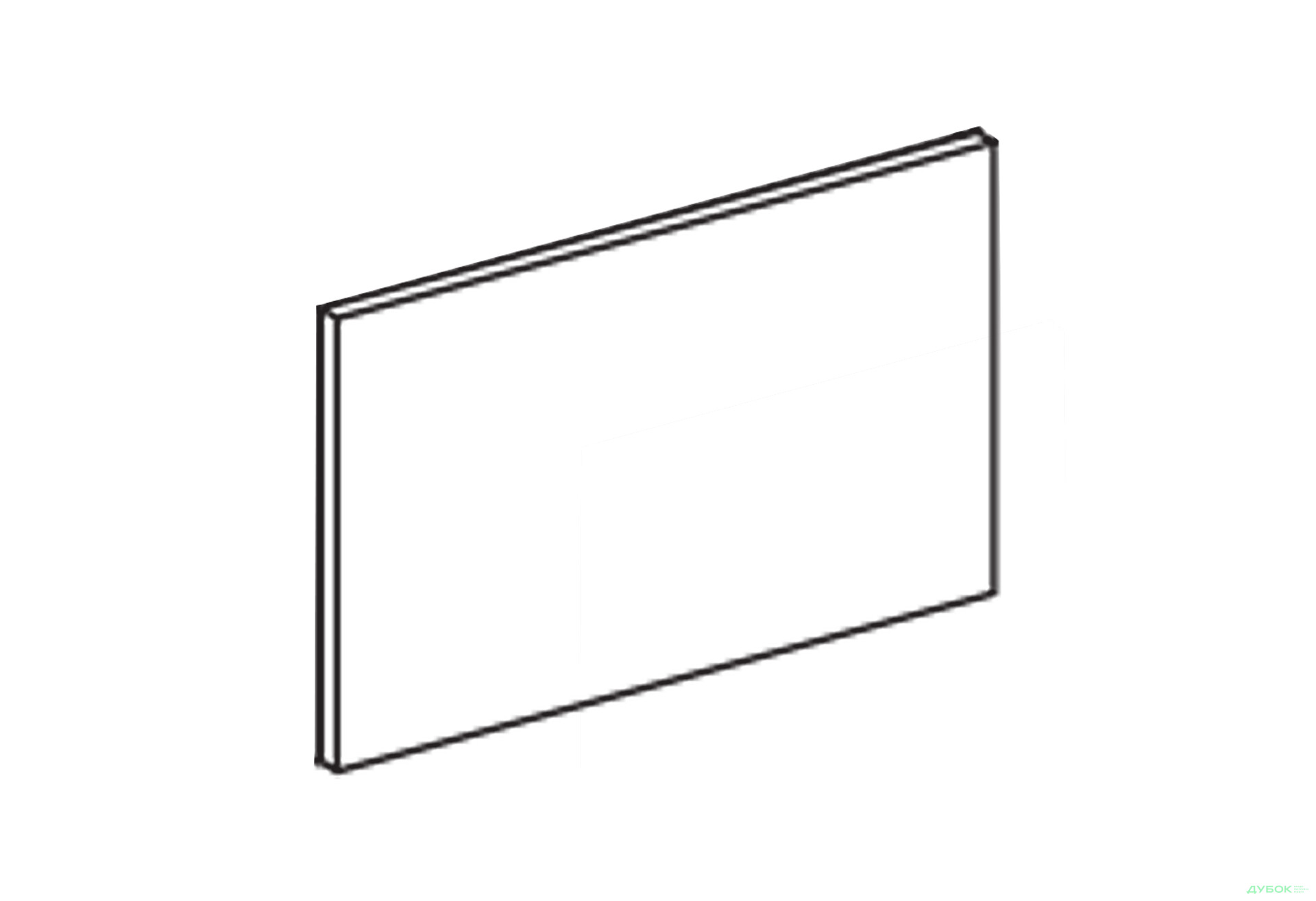 Изображение 1 - Фасад ДСП В 50 ОКАП Доминика Svit Mebliv