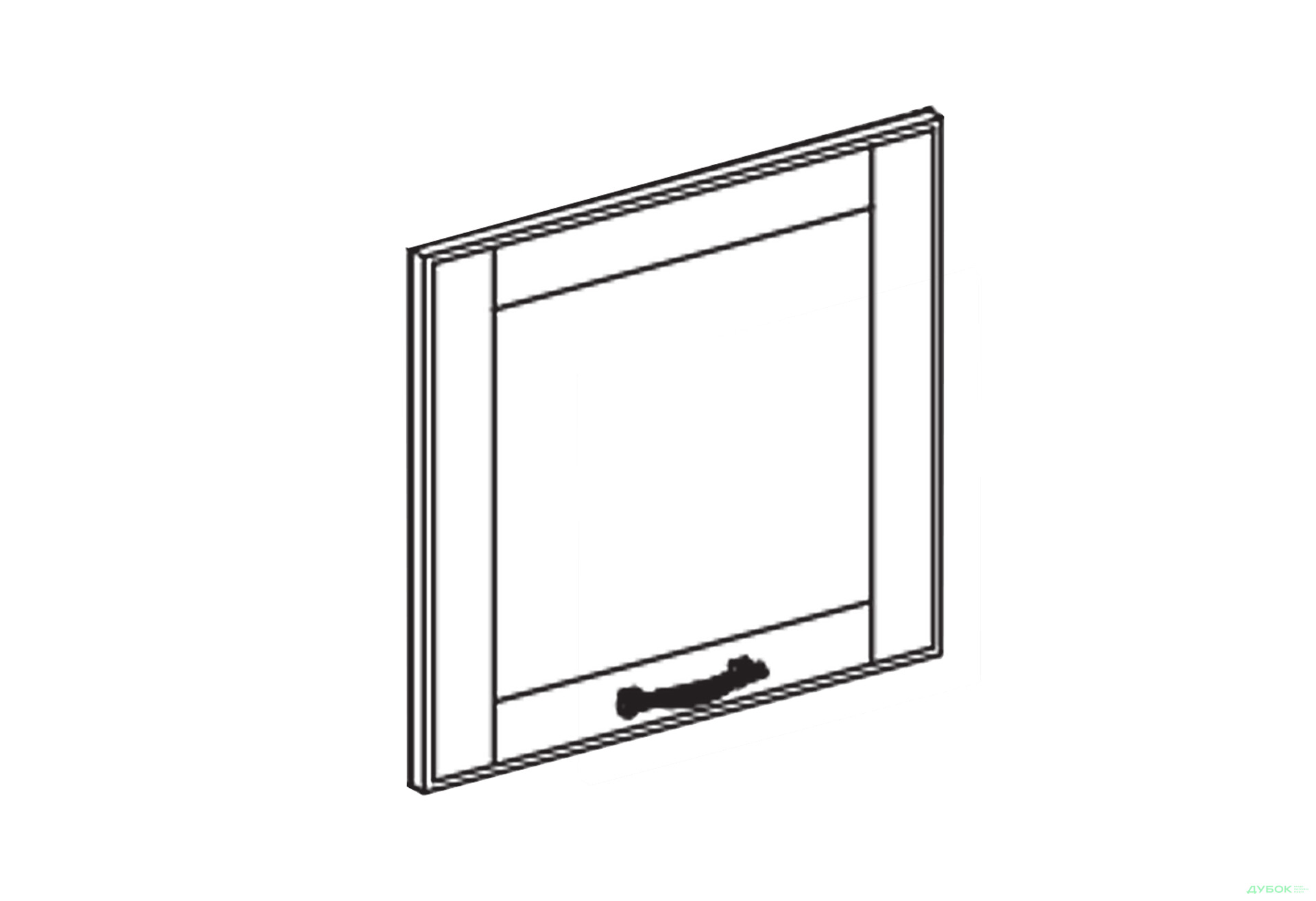 Изображение 1 - Фасад В 60 ОКАП (h-920) Доминика Svit Mebliv