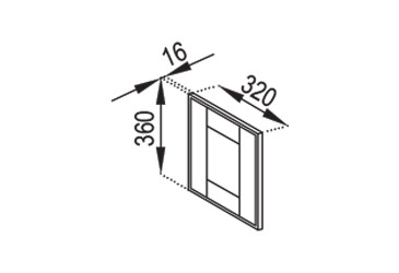 А панель (320) Домініка Світ Меблів