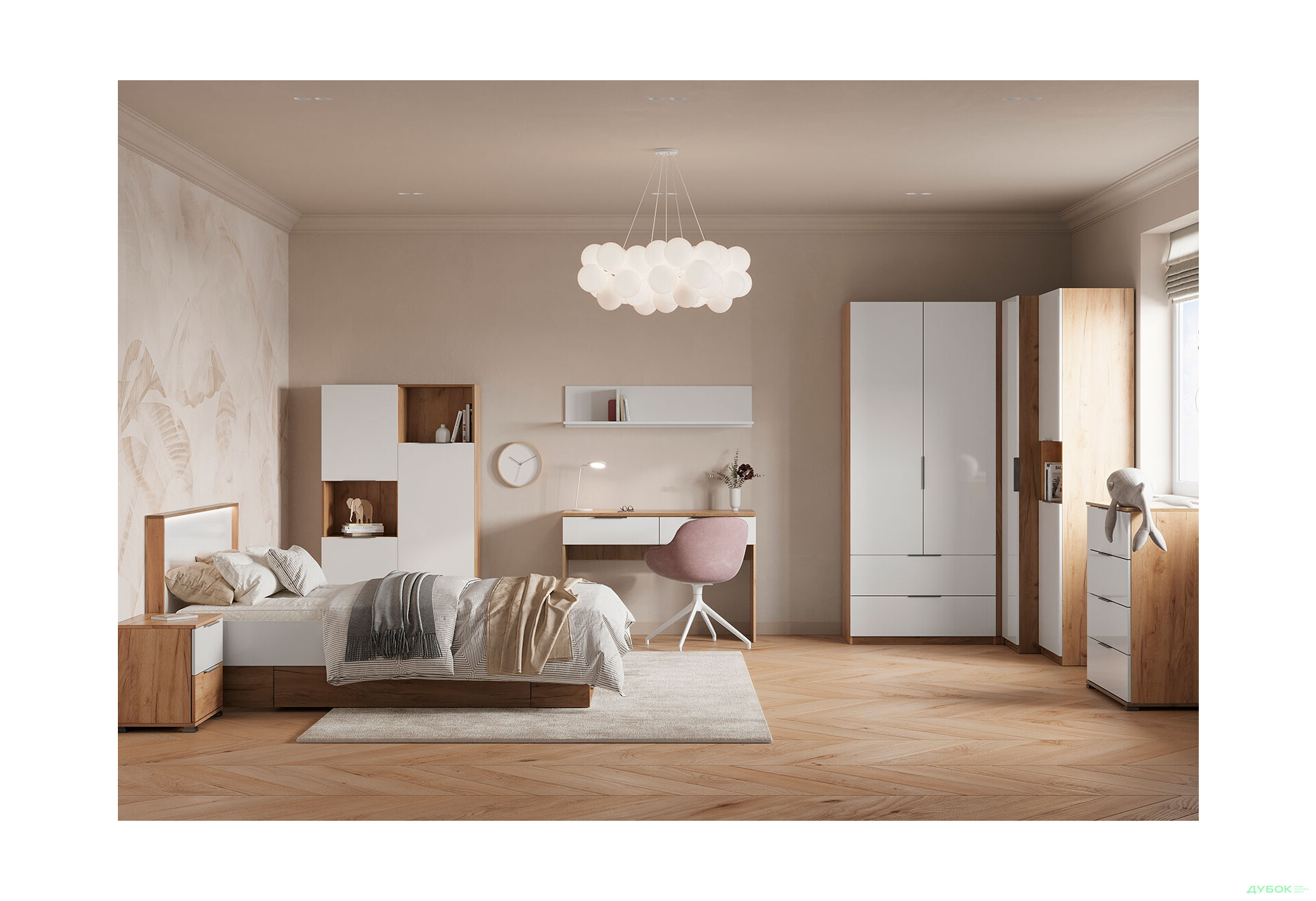 Модульная детская Асти МироМарк - Изображение 1 Изображение 1 - Модульная детская Асти МироМарк