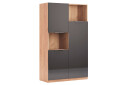 Шафа-пенал MiroMark Луна Джуніор 3-дверний комбінований 95 см Лава/Дуб Крафт - Зображення 1 Зображення 1 - Шафа-пенал MiroMark Луна Джуніор 3-дверний комбінований 95 см Лава/Дуб Крафт