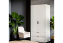 Шафа MiroMark Хеппі 2-дверна з 2 шухлядами 100 см Біла - Зображення 2 Зображення 2 - Шафа MiroMark Хеппі 2-дверна з 2 шухлядами 100 см Біла