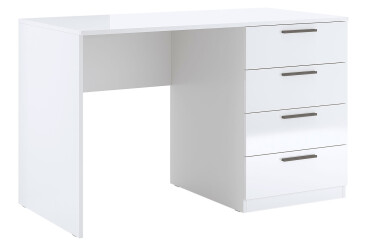 Стіл письмовий MiroMark Хеппі 120x60 см з шухлядами, білий