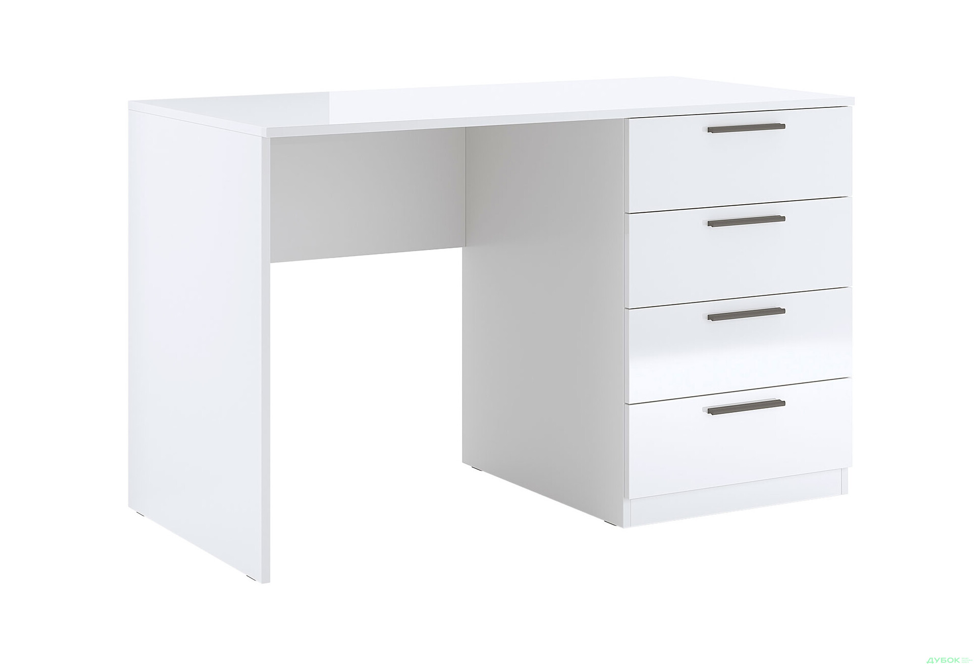 Зображення 1 - Стіл письмовий MiroMark Хеппі 120x60 см з шухлядами, білий