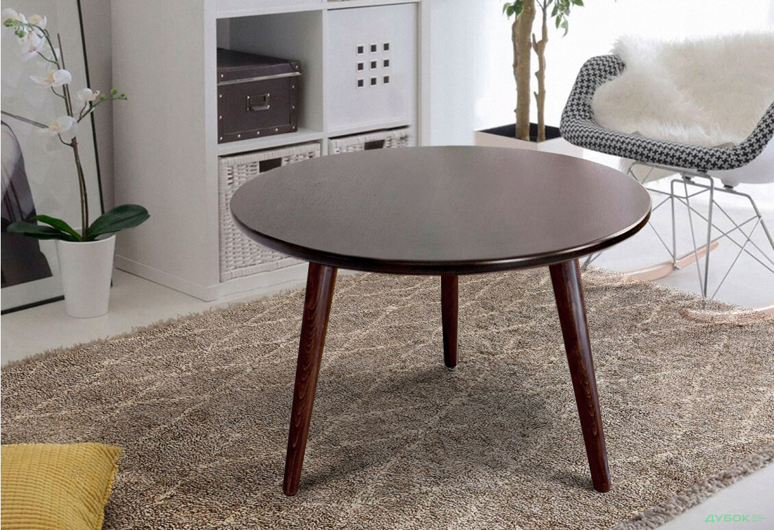 Зображення 2 - Стіл журнальний Модуль Люкс Ерік 61x61 см, горіх темний