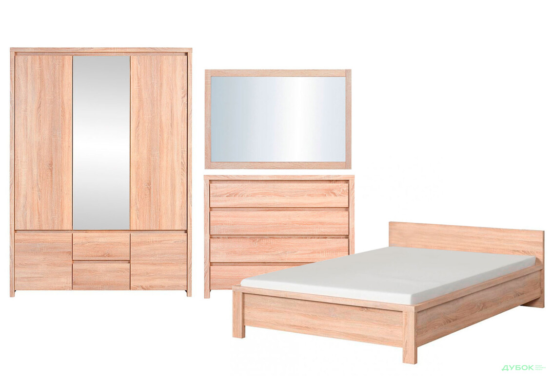 Спальня Каспіан / Kaspian 3D ВМК - Зображення 1 Зображення 1 - Спальня Каспіан / Kaspian 3D ВМК
