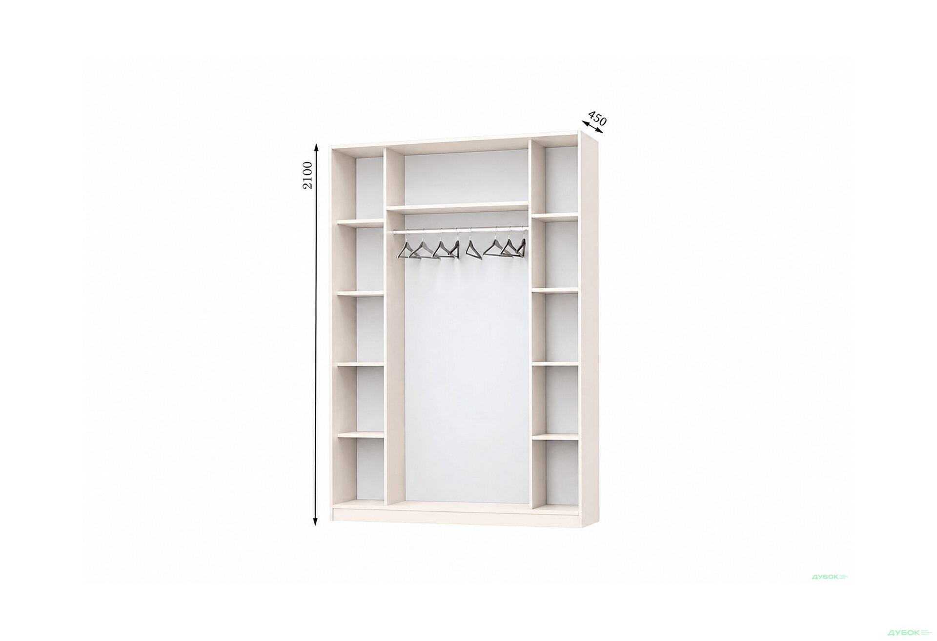 Изображение 1 - Корпус Комби 1500х450 Шкаф-купе 2D 1500