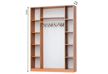 Корпус Комбі 1500х450 Шафа-купе 2D 1500 MebelStar