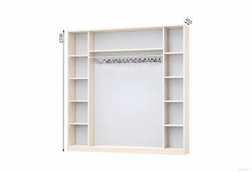 Корпус Комбі 2700х450 Шафа-купе 3D 2700