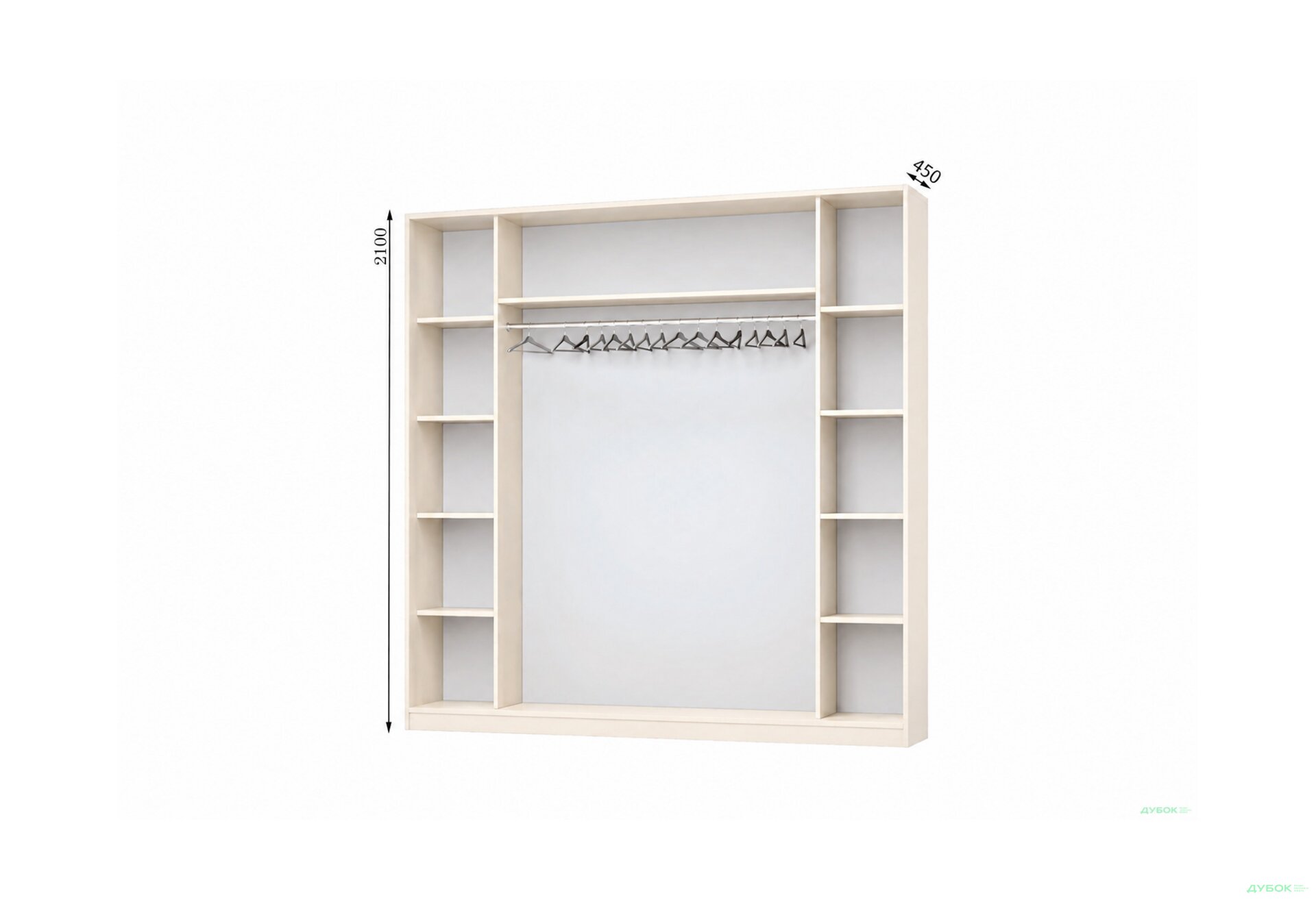 Изображение 1 - Корпус Комби 2400х450 Шкаф-купе 4D 2400