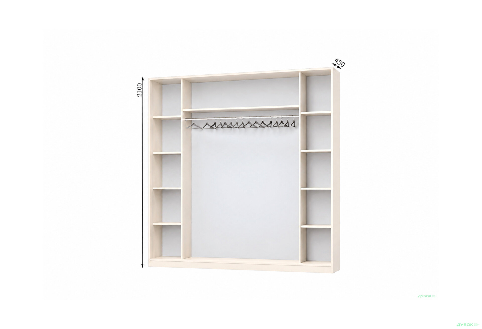 Изображение 1 - Корпус Комби 2600х450 Шкаф-купе 4D 2600