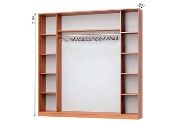 Корпус Комбі 2700х600 Шафа-купе 4D 2700 MebelStar