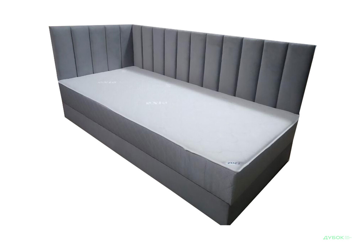 Кровать-подиум Вика Пэрлына 90х200 см подъемная с матрасом, темно-серая (Malcolm 53) - Изображение 4 Изображение 4 - Кровать-подиум Вика Пэрлына 90х200 см подъемная с матрасом, темно-серая (Malcolm 53)