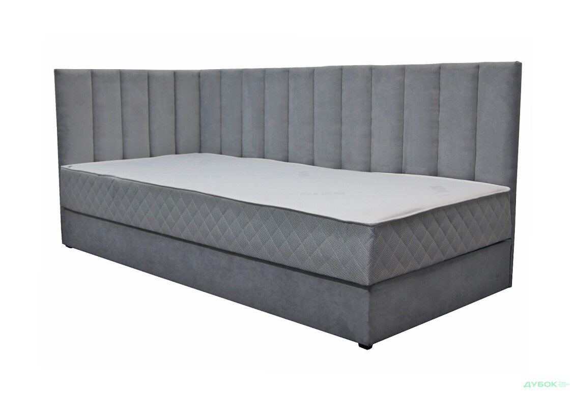 Кровать-подиум Вика Пэрлына 90х200 см подъемная с матрасом, темно-серая (Malcolm 53) - Изображение 3 Изображение 3 - Кровать-подиум Вика Пэрлына 90х200 см подъемная с матрасом, темно-серая (Malcolm 53)