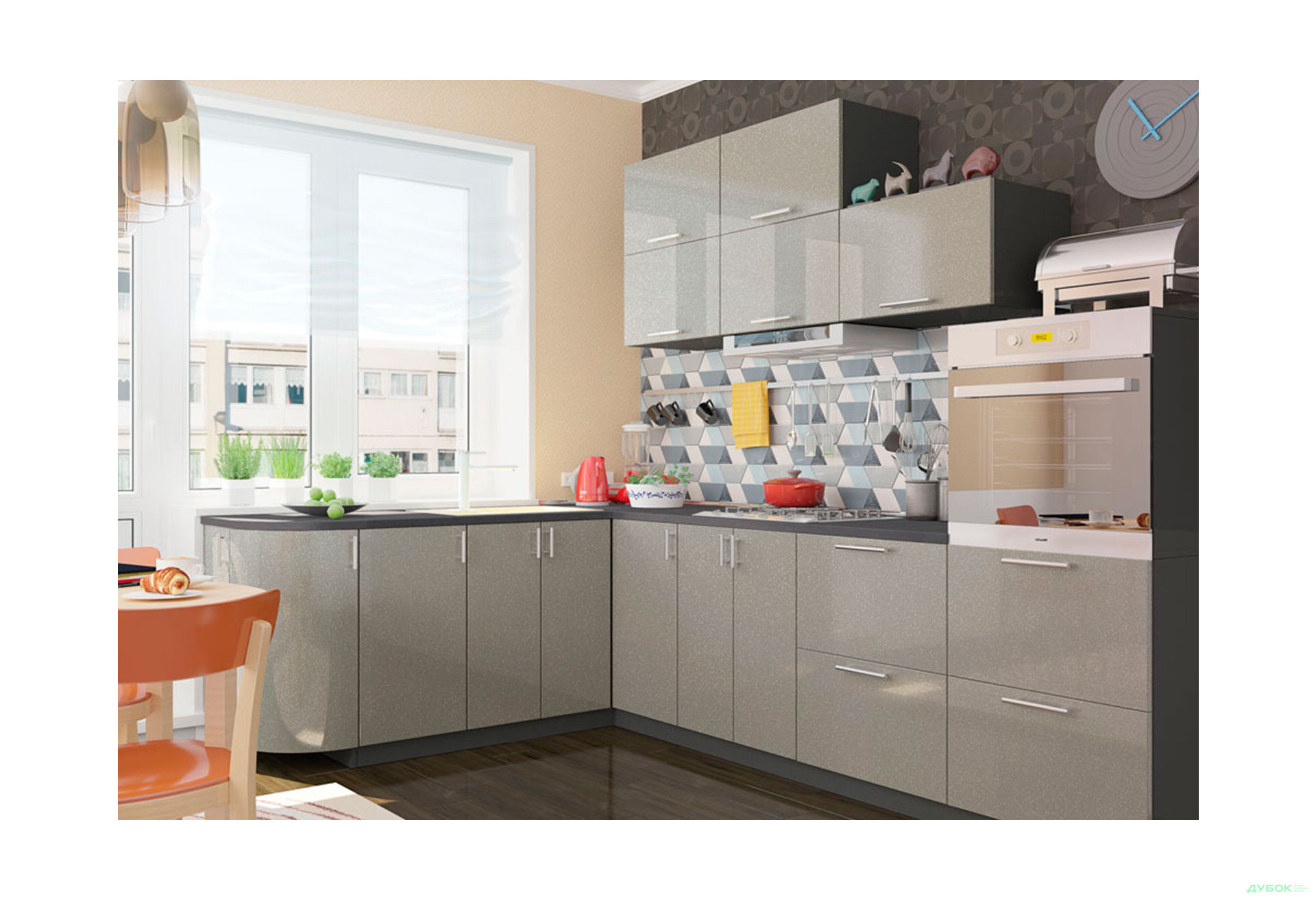 Кухня МоДа Люкс / MoDa Luxe 2.8х1.9 VIP-master - Зображення 1 Зображення 1 - Кухня МоДа Люкс / MoDa Luxe 2.8х1.9 VIP-master