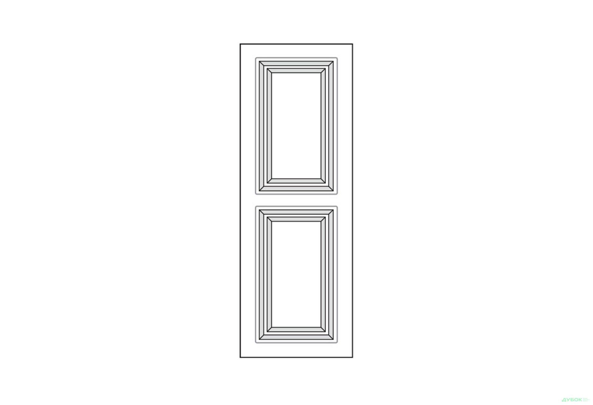 Зображення 1 - Фасад Ф-500*2150 V.2 Мадрид VIP-master