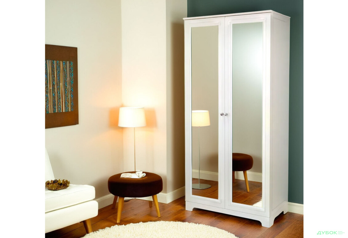 Зображення 2 - Шафа VIP-master Мадрид 2-дверна V.1 з дзеркалом 102 см