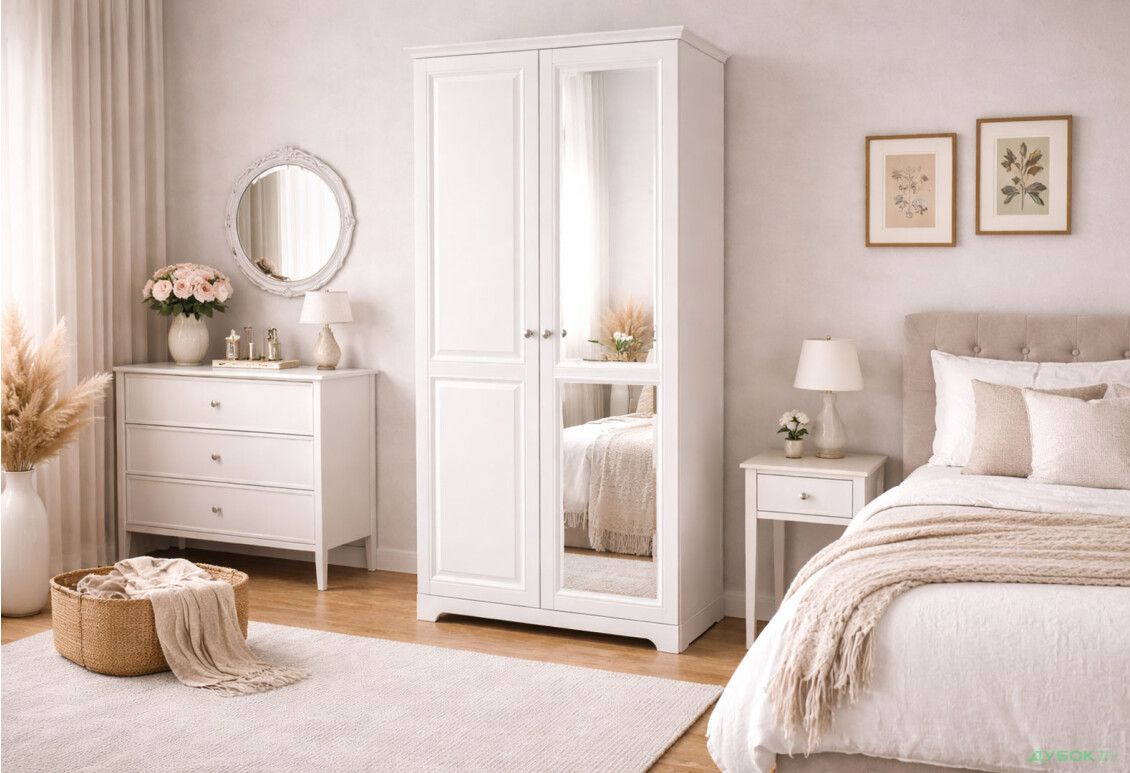 Изображение 2 - Шкаф Вип-Мастер Мадрид МДФ 2-дверный V.2 с зеркалом 102 см