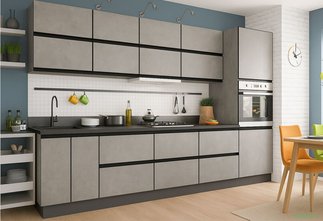 Кухня VIP-master Альта Люкс / Alta Luxe з пеналом 300 см - Зображення 1 Зображення 1 - Кухня VIP-master Альта Люкс / Alta Luxe з пеналом 300 см