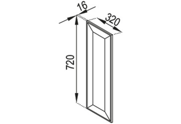 В панель (h-720) МДФ