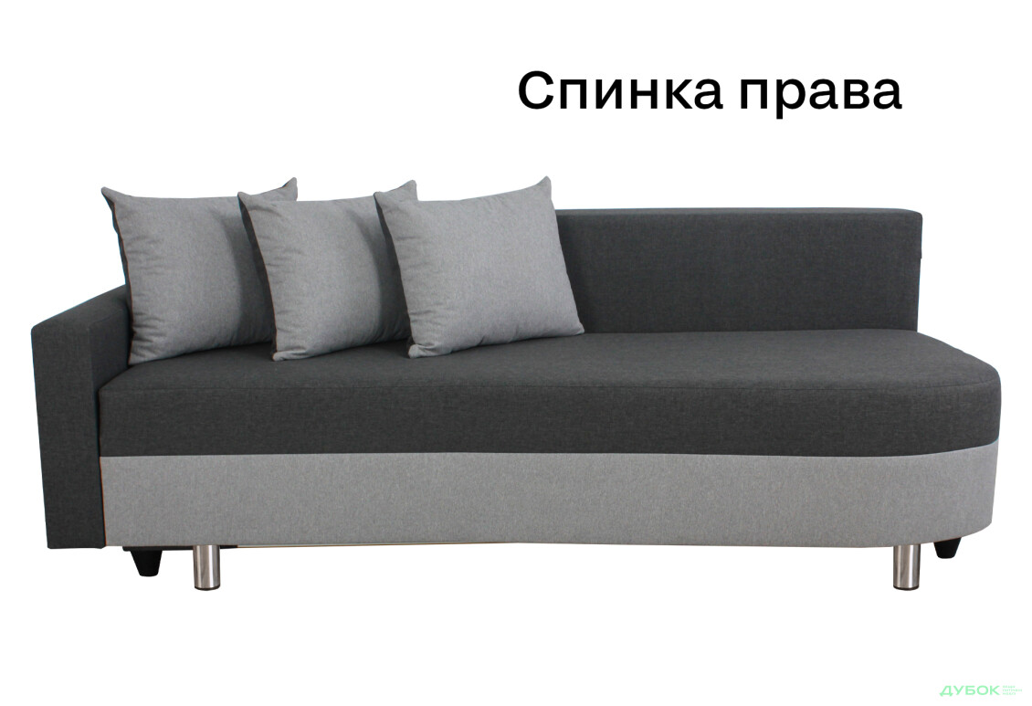 Зображення 9 - Диван Elegant Бенефіт 72 205x98 см сірий