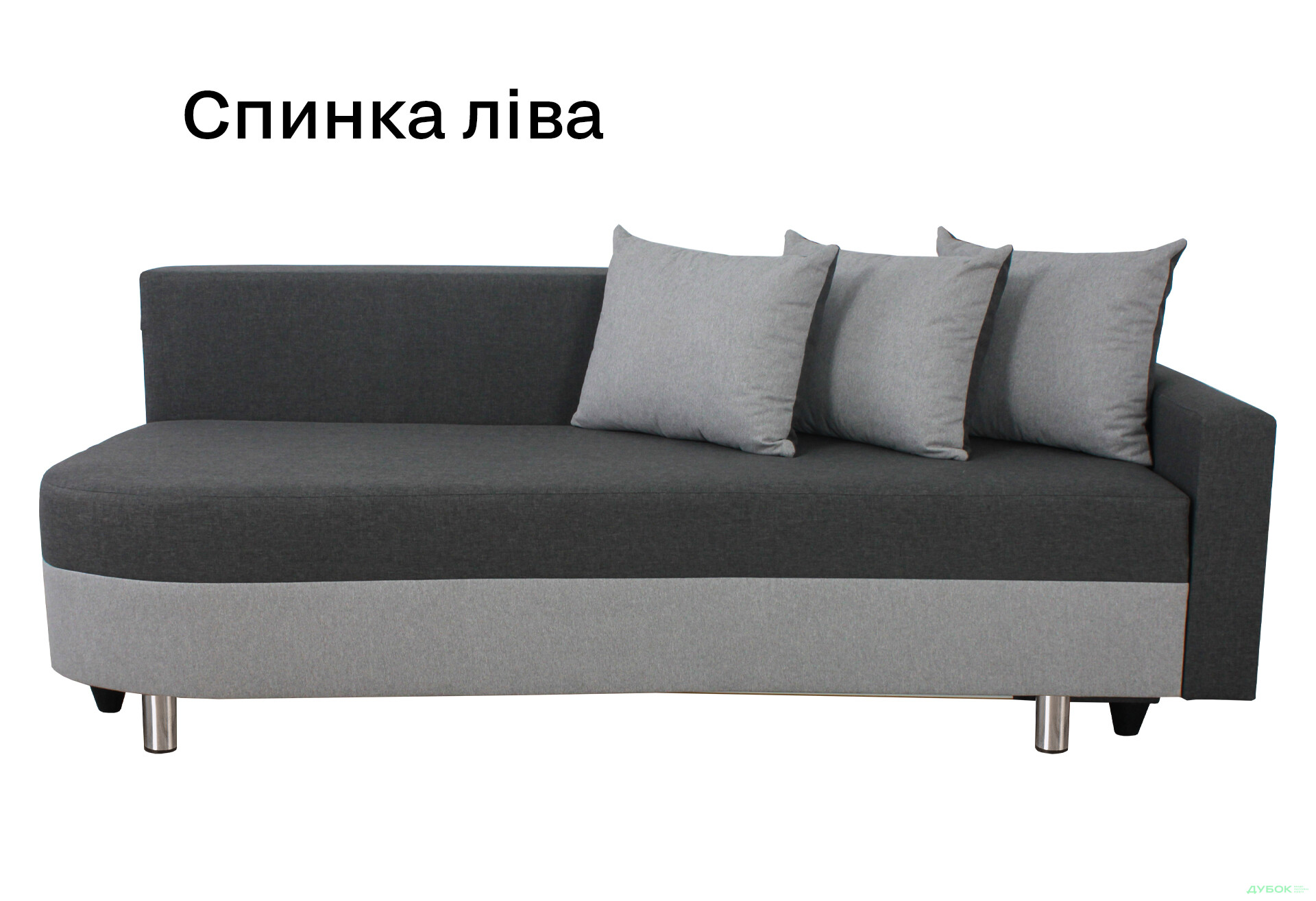 Зображення 8 - Диван Elegant Бенефіт 72 205x98 см сірий