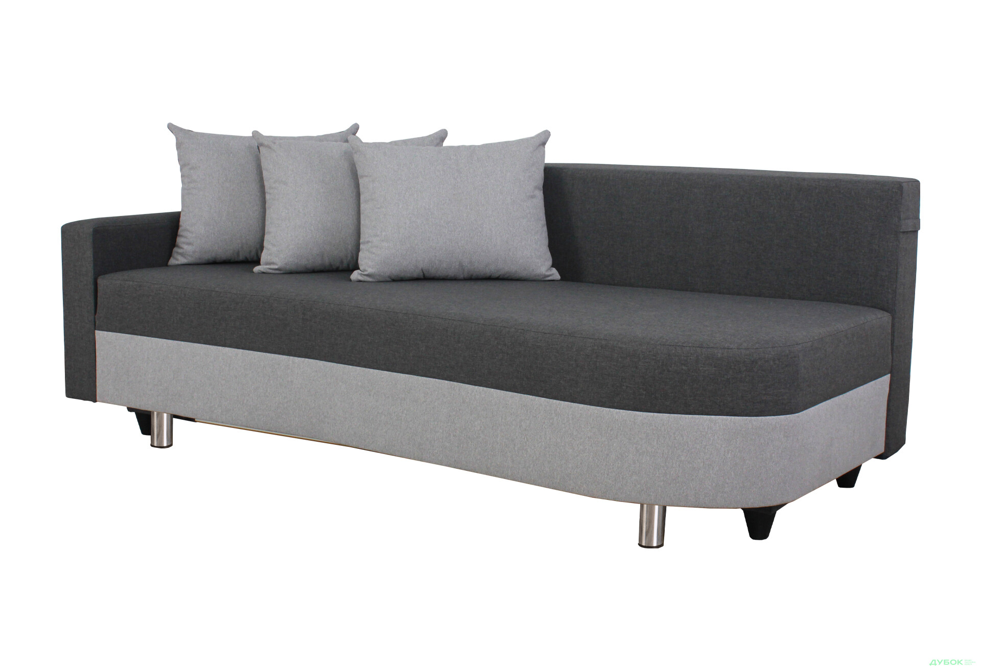 Диван Элегант Бенефит 72 205x98 см серый - Изображение 1 Изображение 1 - Диван Элегант Бенефит 72 205x98 см серый