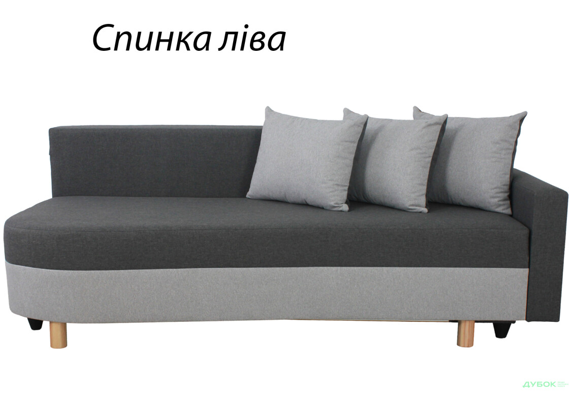 Зображення 9 - Диван Elegant Бенефіт 72 205x98 см сірий