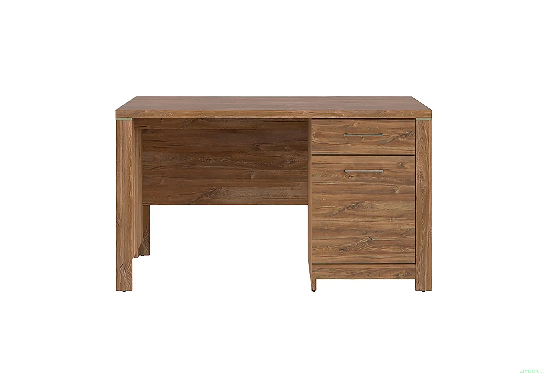 Изображение 1 - Стол письменный ВМК BIU1D1S/140 Герман 140x70 см с тумбой и ящиком, дуб стирлинг