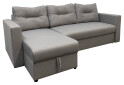 Зображення 2 - М'який куточок Vika Сіті B 234x140 см сірий (Мальмо 90)