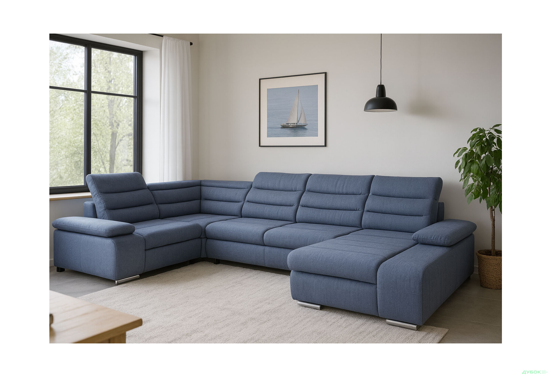 Зображення 2 - М'який куточок великий Elegant Чилі 358x214 см