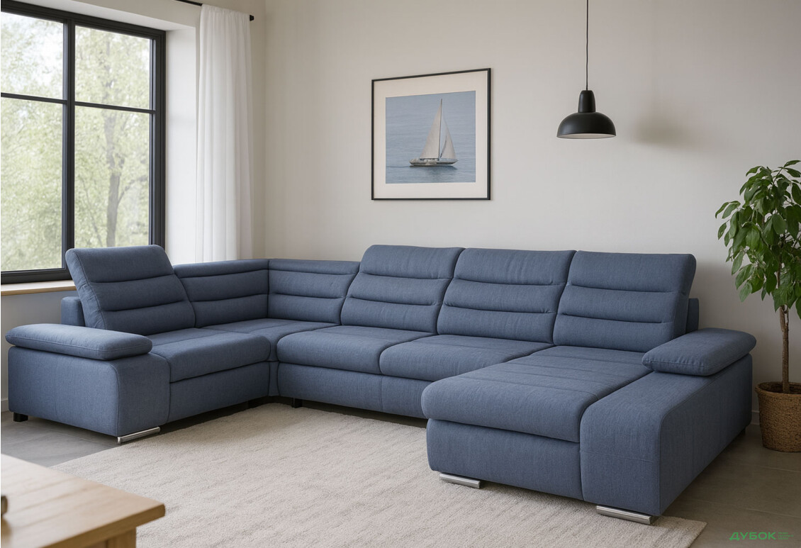 Зображення 2 - М'який куточок великий Elegant Чилі 358x214 см