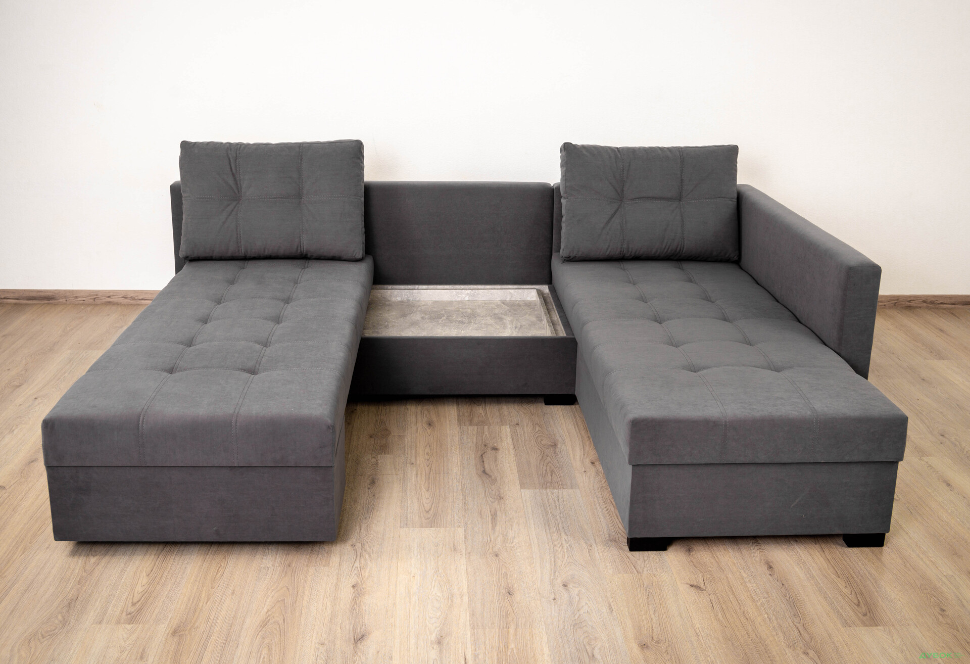 М'який куточок Elegant Бенефіт 76 295x212 см темно-сірий - Зображення 14 Зображення 14 - М'який куточок Elegant Бенефіт 76 295x212 см темно-сірий