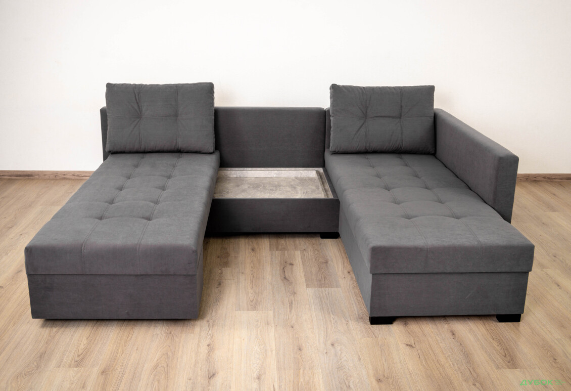 М'який куточок Elegant Бенефіт 76 295x212 см темно-сірий - Зображення 14 Зображення 14 - М'який куточок Elegant Бенефіт 76 295x212 см темно-сірий