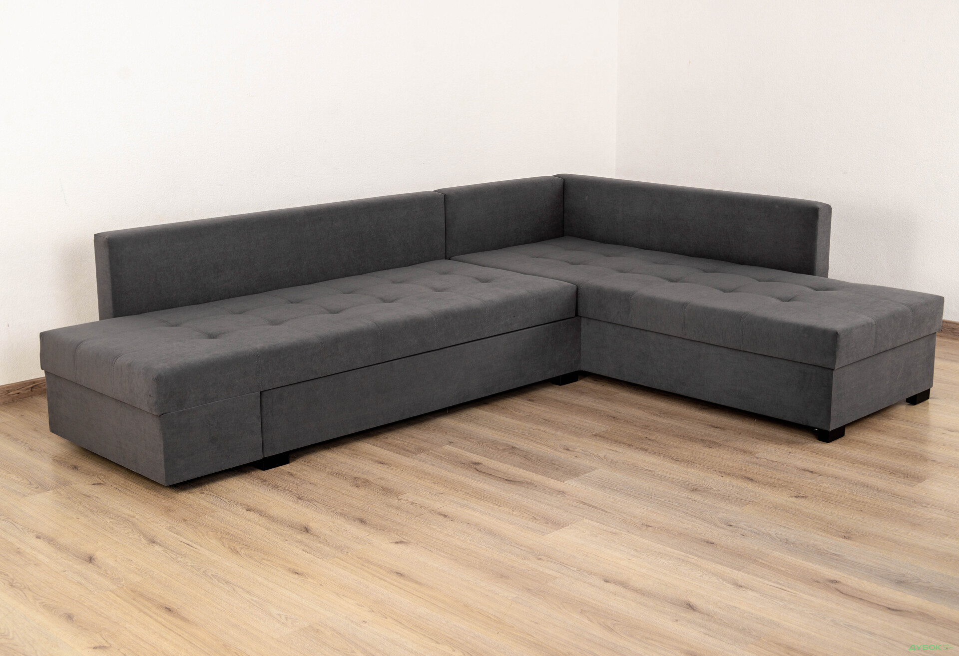 М'який куточок Elegant Бенефіт 76 295x212 см темно-сірий - Зображення 5 Зображення 5 - М'який куточок Elegant Бенефіт 76 295x212 см темно-сірий