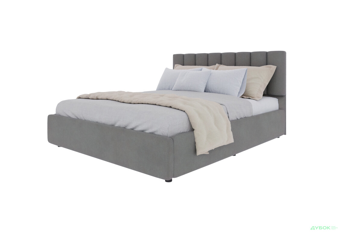 Ліжко-подіум UMa Монро 140х200 см підйомне, сіро-коричневе (Fancy 96)