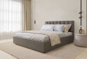 Фото 2 - Ліжко-подіум UMa Монро 140х200 см підйомне, сіро-коричневе (Fancy 96)