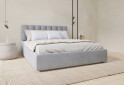 Фото 4 - Ліжко-подіум UMa Монро 140х200 см підйомне, сіре (Fancy 85)