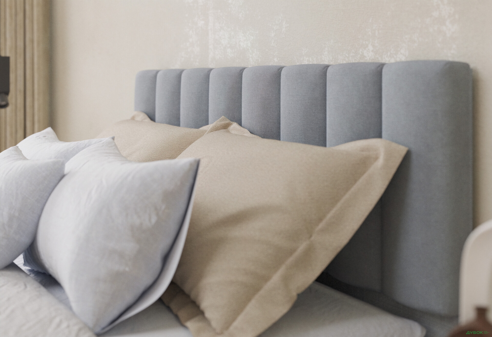 Зображення 6 - Ліжко-подіум UMa Монро 140х200 см підйомне, сіре (Fancy 85)