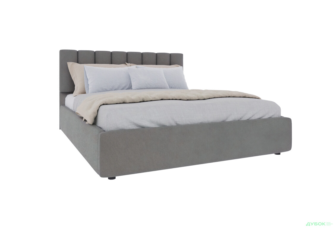 Фото 3 - Ліжко-подіум UMa Монро 160х200 см підйомне, сіро-коричневе (Fancy 96)
