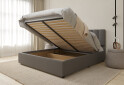 Фото 5 - Ліжко-подіум UMa Монро 180х200 см підйомне, сіро-коричневе (Fancy 96)