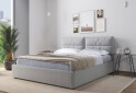 Фото 2 - Ліжко-подіум UMa Верона 160х200 см підйомне, світло-сіре (Soro 83) 