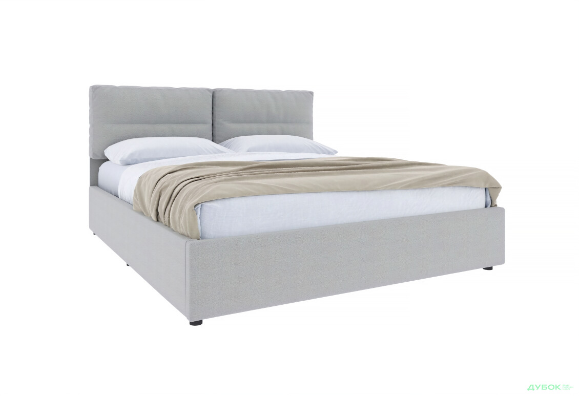 Зображення 3 - Ліжко-подіум UMa Верона 160х200 см підйомне, світло-сіре (Soro 83) 