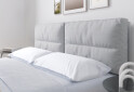 Фото 6 - Ліжко-подіум UMa Верона 180х200 см підйомне, світло-сіре (Soro 83) 