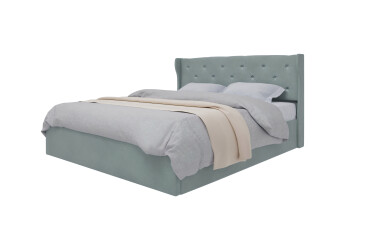 Ліжко-подіум UMa Жасмін 140х200 см підйомне, світло-зелено-блакитне (Fancy 87)