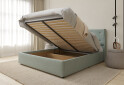 Фото 5 - Ліжко-подіум UMa Жасмін 140х200 см підйомне, світло-зелено-блакитне (Fancy 87)