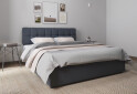 Фото 4 - Ліжко-подіум UMa Трініті 140х200 см підйомне, графіт (Fancy 97)