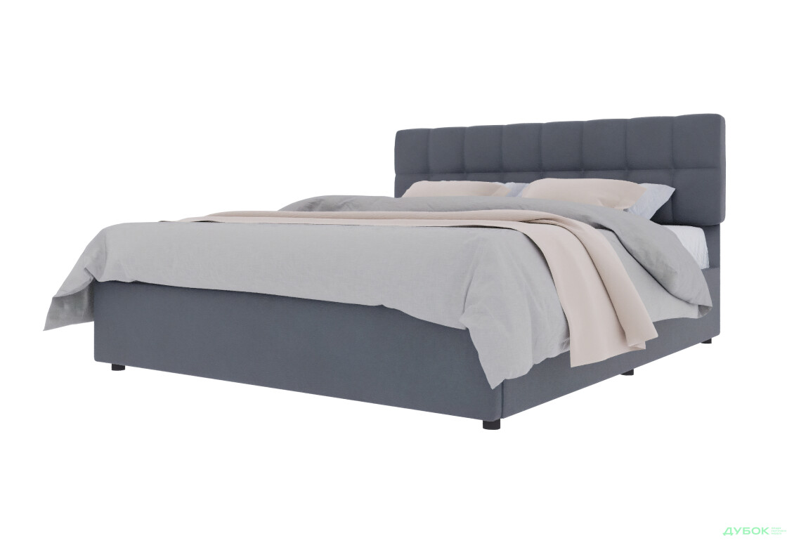 Кровать-подиум UMa Тринити 180х200 см подъемная, графит (Fancy 97)