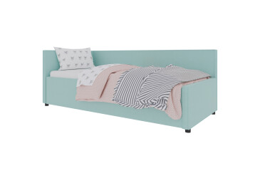 Ліжко UMa Джерсі 90х200 см розкладне зелено-блакитне (Soro 34) 